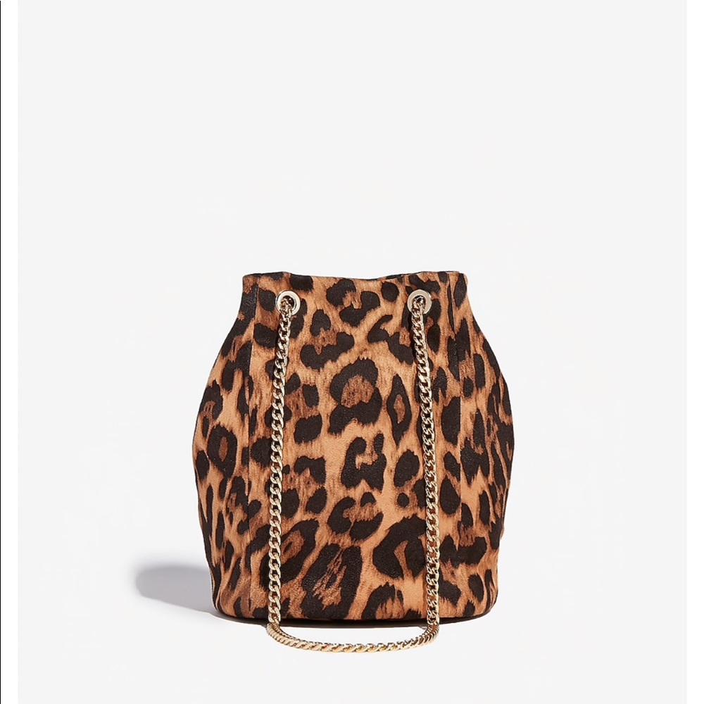 Express leopard bag